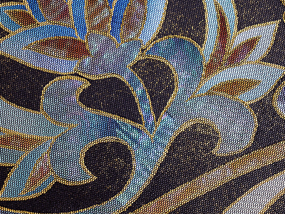 花唐草模様螺鈿錦本金本袋帯 川島織物製(D76260Lv) 特選きもの・帯紹介