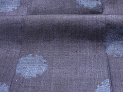 重要無形文化財本場結城紬 100亀甲 雪輪の模様着物(S53660oW) 特選