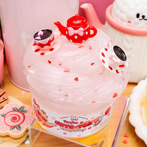 You're a Cute Tea Clear Signature Dome™ Slime – KSC