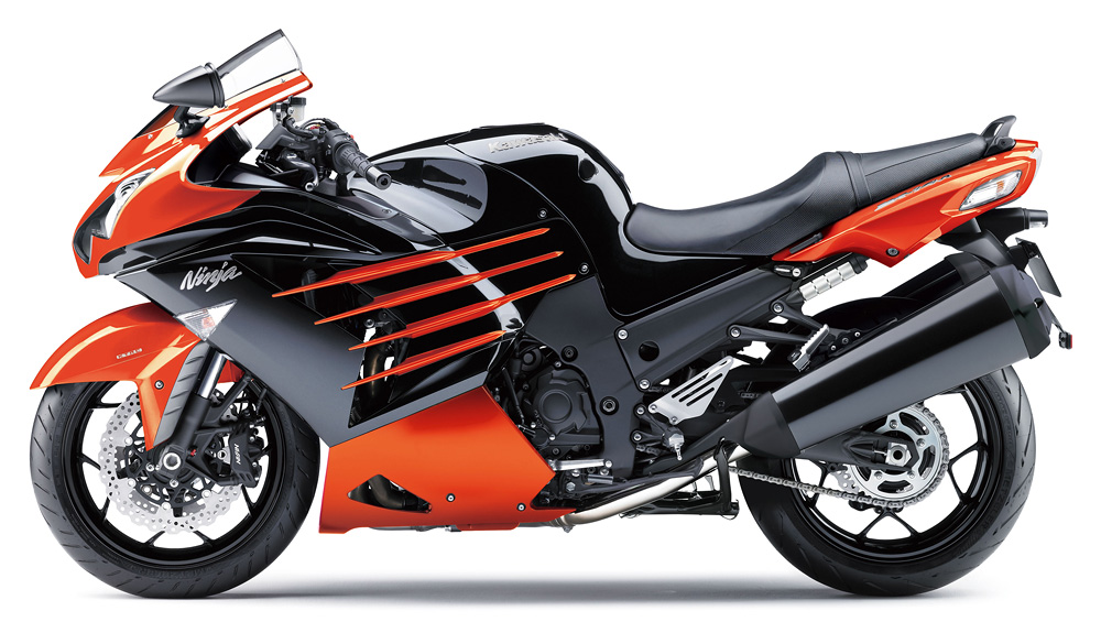 Ninja ZX-14R/ZZR1400/ABS］フラッグシップの2014年モデルに鮮やかな