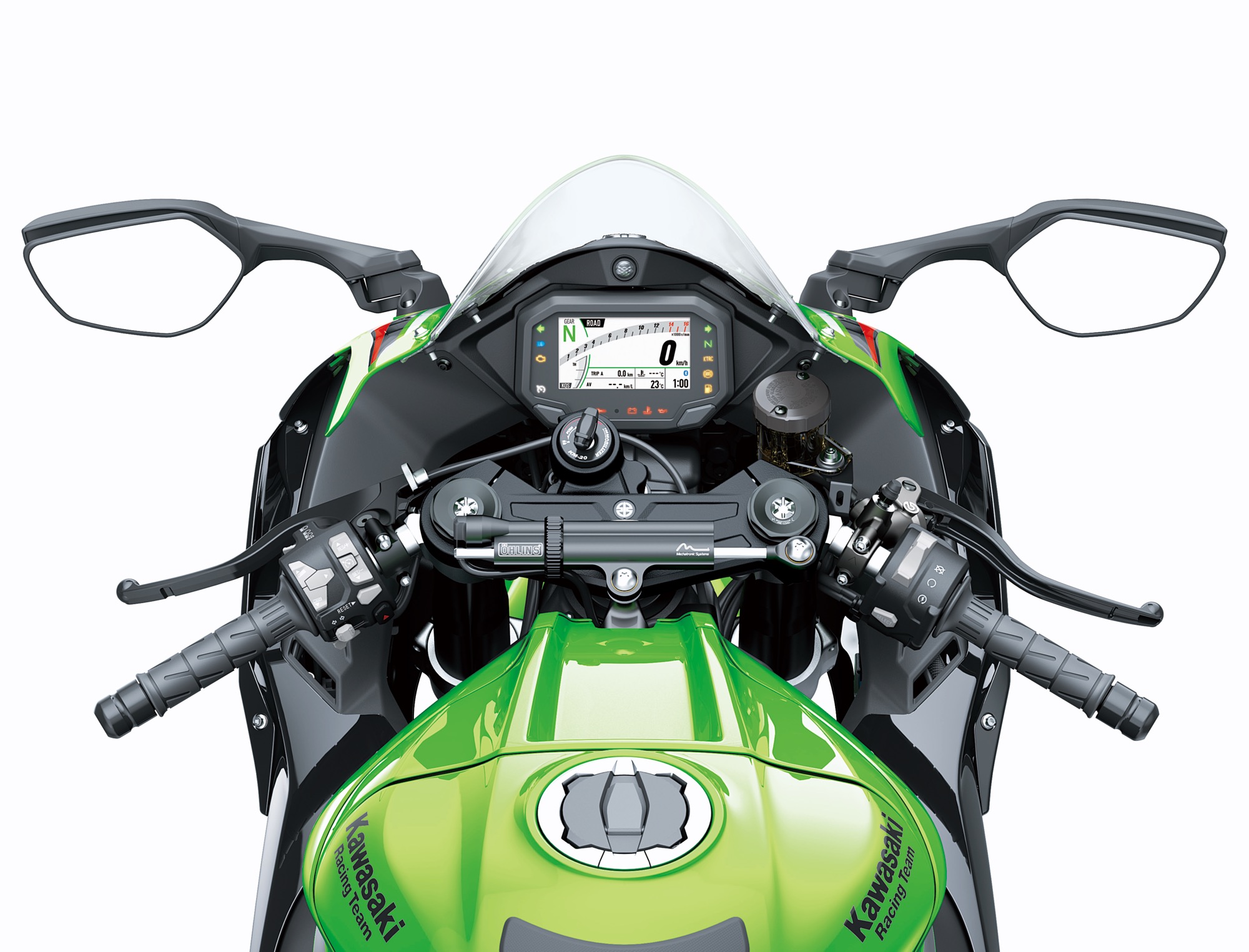 フロントビューにはリバーマーク! モデルチェンジした新型Ninja ZX-10R