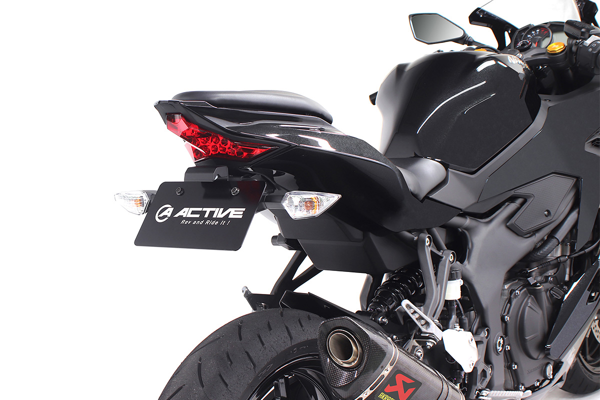 アクティブからNinja ZX-25R用カスタムパーツが続々登場。スポーティな