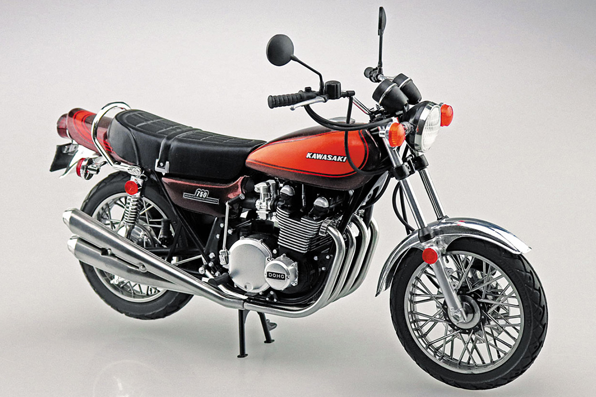 人気絶版車がプラモデルで蘇る！ アオシマから1/12サイズのZ2と