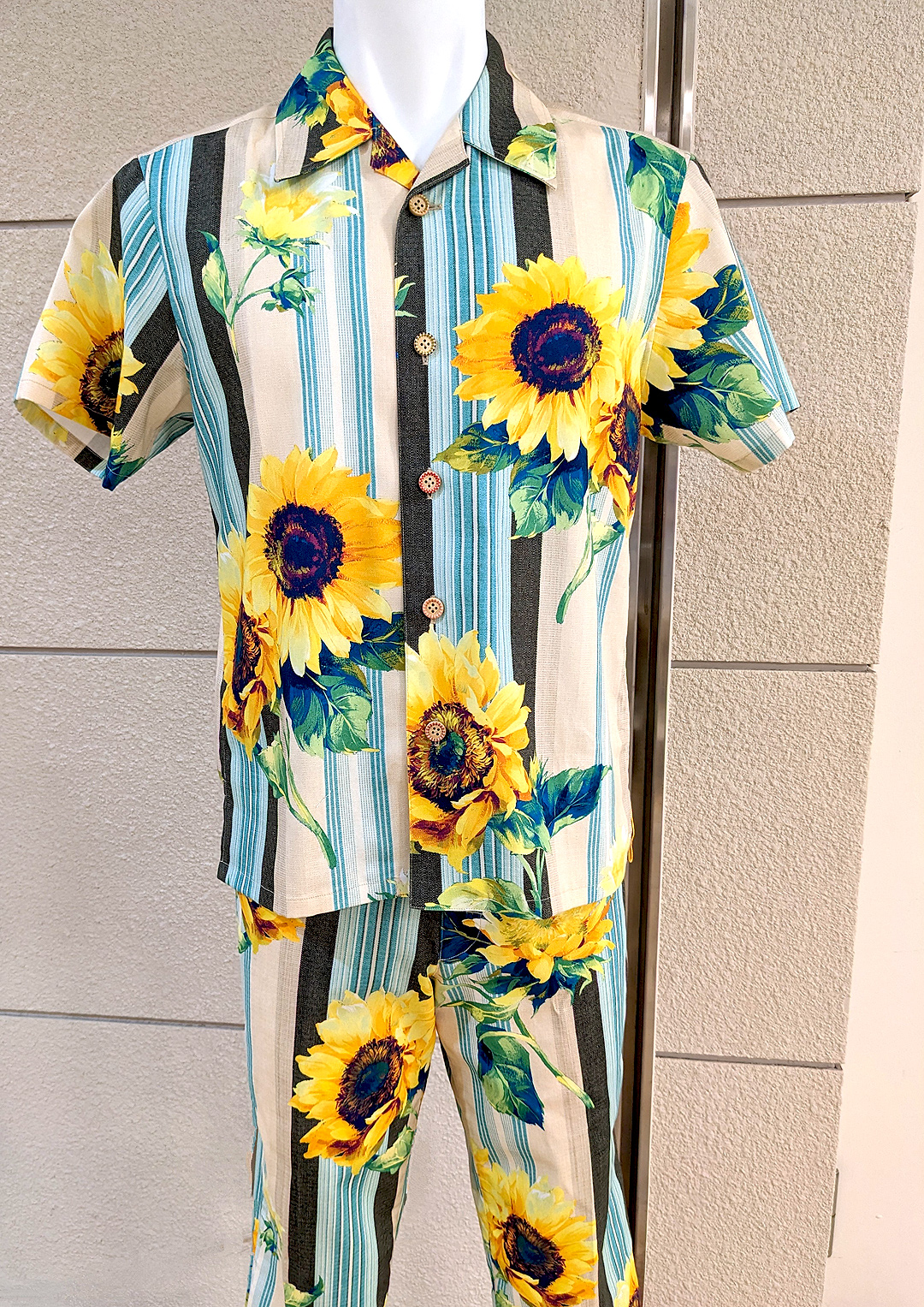 カブク -ひまわりと空 （柄パンツ） | カブクアジト｜トムジェントル