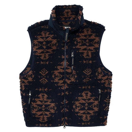 ペンドルトン Pendleton ジャガード ボアスタンドベスト