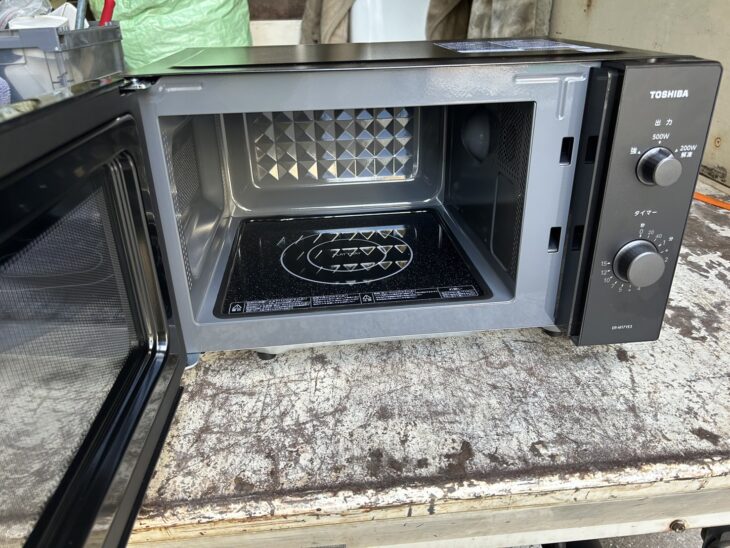 美品【高価買取】東芝 電子レンジ ER-M17YE3（K)2023年製 出張で栃木県