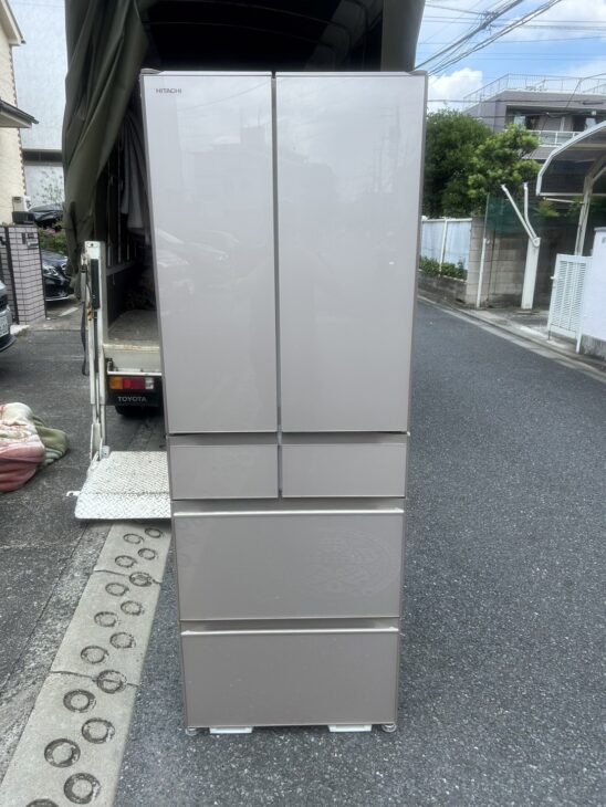 引っ越しで不要な冷蔵庫（日立 R-HW48R（XN）2021年製）出張買取 調布