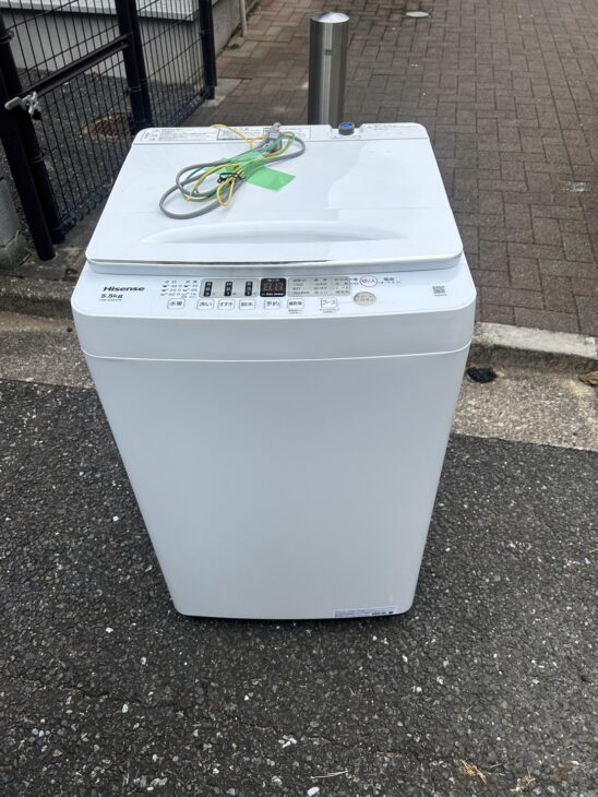 海外製メーカー【高価買取】Hisense 洗濯機 HW-55E2W 2023年製 行田市