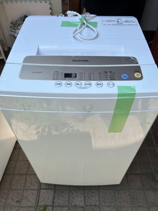 製造から4年【買取】アイリスオーヤマ 全自動洗濯機 IAW-T502EN 世田谷