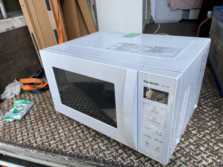 パナソニック 電子レンジ NE-FL100-W 2021年製【出張買取】広島県尾道