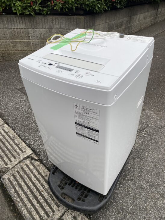 製造から5年【高価買取】ご提案は大阪府門真市！東芝 洗濯機 AW-45M7