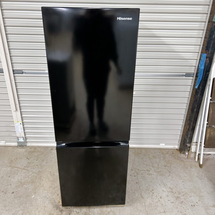 ハイセンス175Lブラック2ドア冷蔵庫HR-D1701B