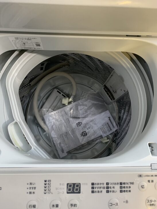 東京都世田谷区】Panasonic（パナソニック）2024年製 洗濯機 NA-F6B2を