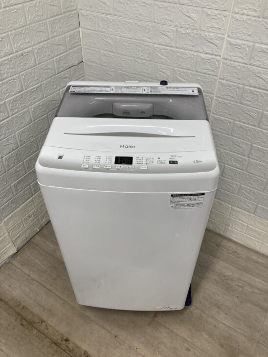 引っ越しでHaier 洗濯機 JW-U45EA 2023年製【出張買取】ご相談！茨城県
