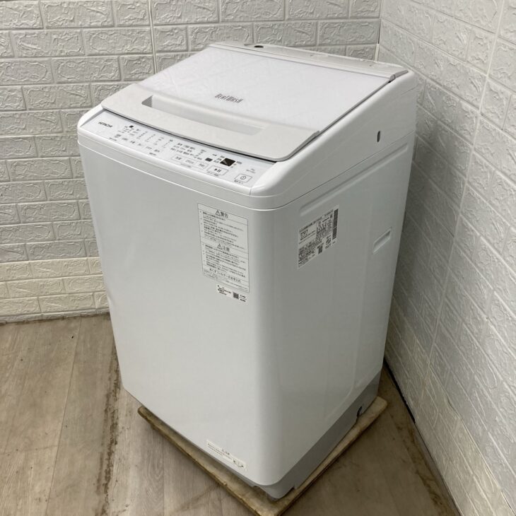 茨城県 牛久市】日立（HITACHI）全自動洗濯機 2024年製 BW-V100J を
