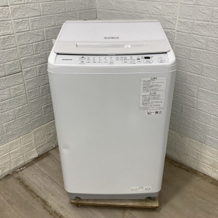 茨城県 牛久市】日立（HITACHI）全自動洗濯機 2024年製 BW-V100J を