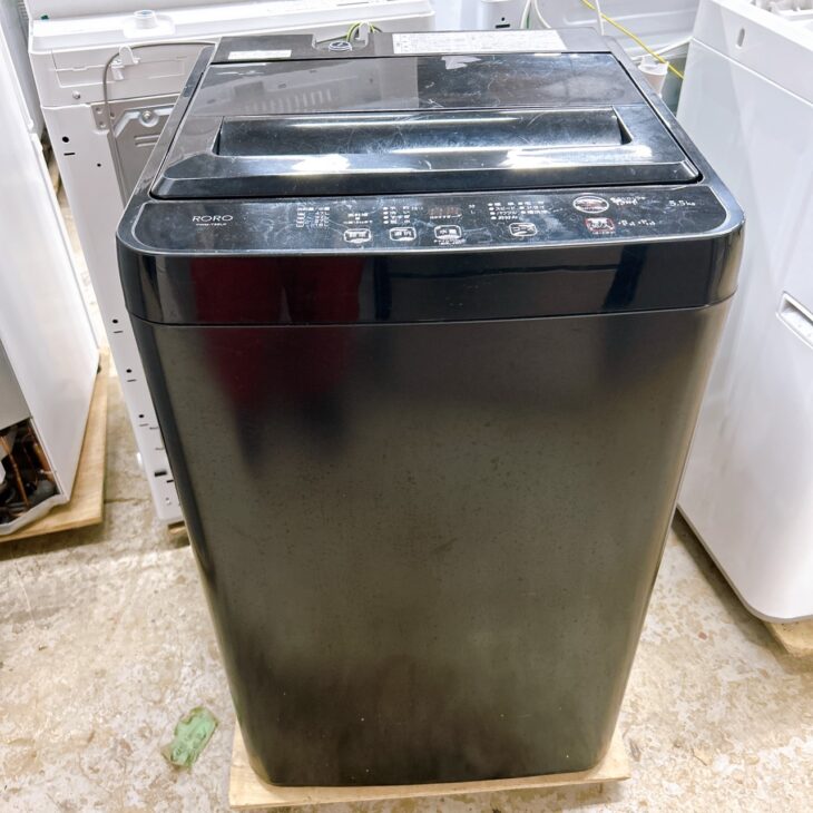 足立区でRORO洗濯機YWM-T55LKを出張買取｜2023年製・使用感ありを適正