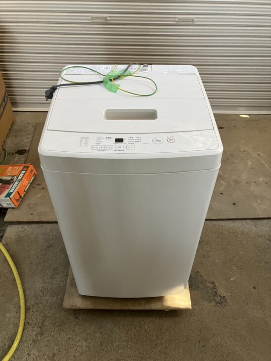 上尾市浅間台在住のお客様宅へ【出張買取】無印良品 洗濯機 MJ-W50A