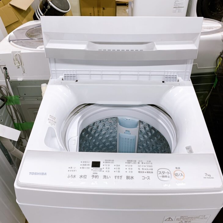 福島県檜枝岐村にてTOSHIBA 全自動洗濯機 AW-7GM2(W) 2024年製