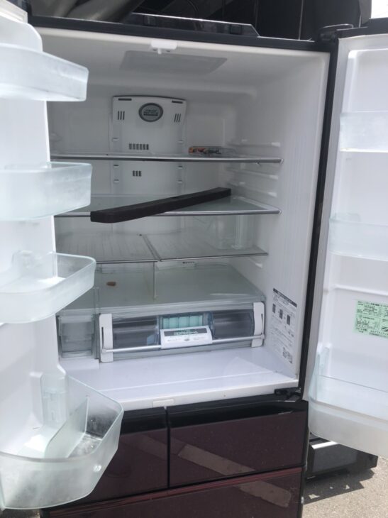 HITACHI（日立）517L 6ドア冷蔵庫 R-X5200E(ZV) 2015年製を練馬区にて