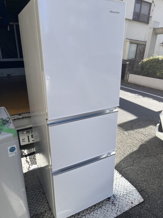 Hisense（ハイセンス）282L 3ドア冷蔵庫 HR-D2801W 2021年製]板橋区に