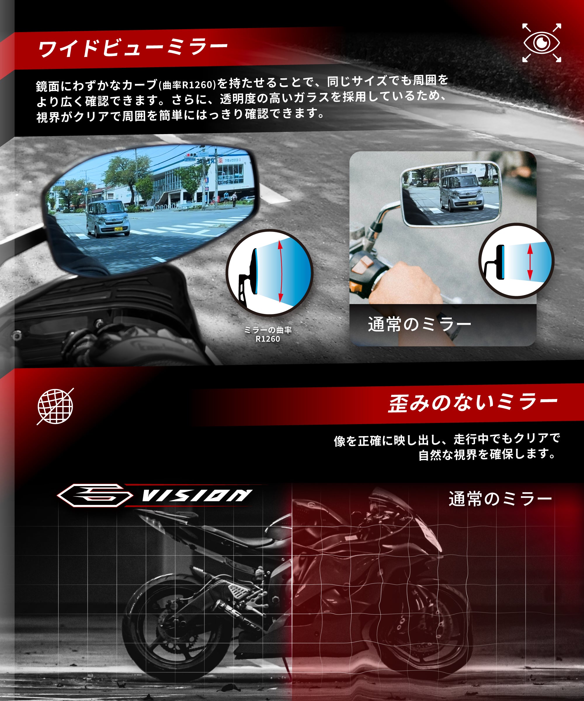 バイク用ハンドルフック】折りたたみ式リングタイプ｜22～28.6mm対応