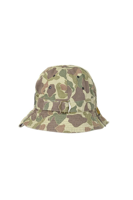 Kapital Camo Herringbone RADIO Hat - Khaki | Available in USA