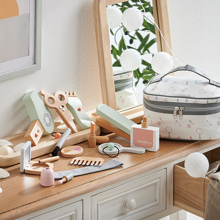 おままごと nunukids 木製コスメセットの通販情報 - 子供用家具通販