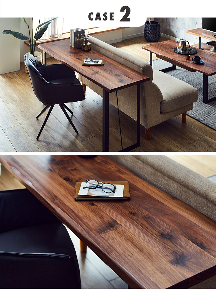 ダイニングカウンター 幅150cm オーク無垢材使用 DWELLER(ドゥエラー