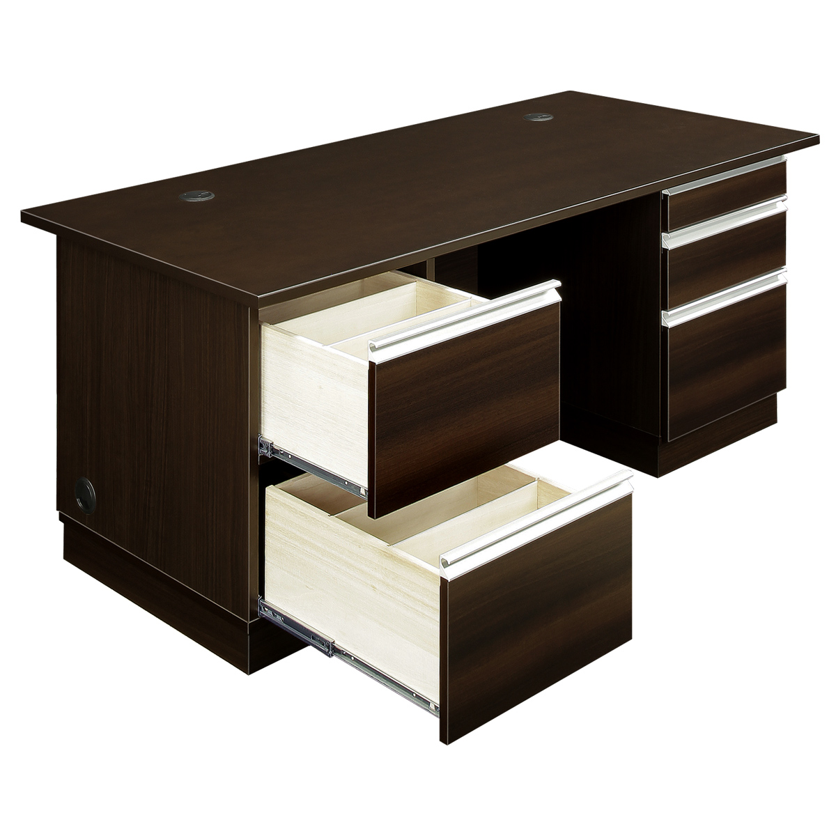 EQUTY エクティー 国産役員用両袖デスク 幅1800 奥行750 高さ714 MKG