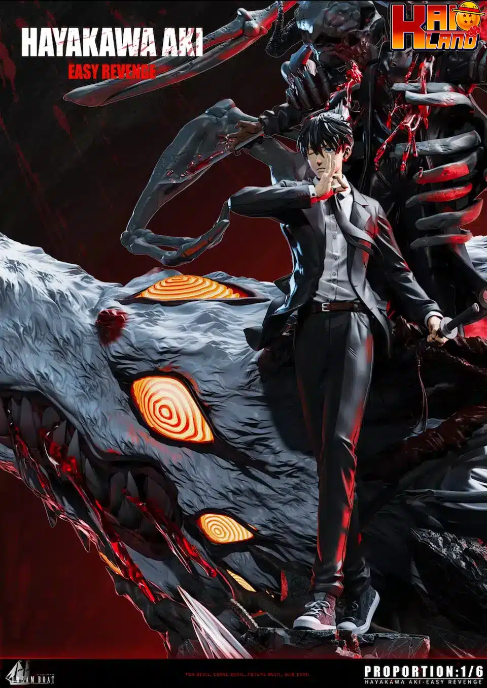 チェンソーマン ドリームボートスタジオ 早川アキ 樹脂製スタチュー