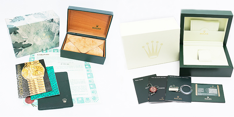 箱なし・保証書なしでロレックスの買取はできる？付属品欠品による査定
