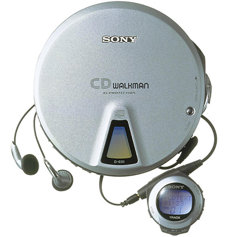 ソニー / SONY / CDウォークマン / D-E01 / シルバー / 20周年記念