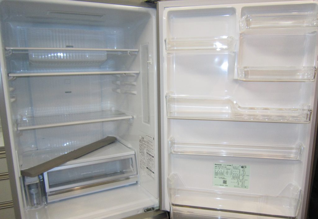 Panasonic パナソニック ノンフロン冷凍冷蔵庫 NR-E412PV-N形 5ドア