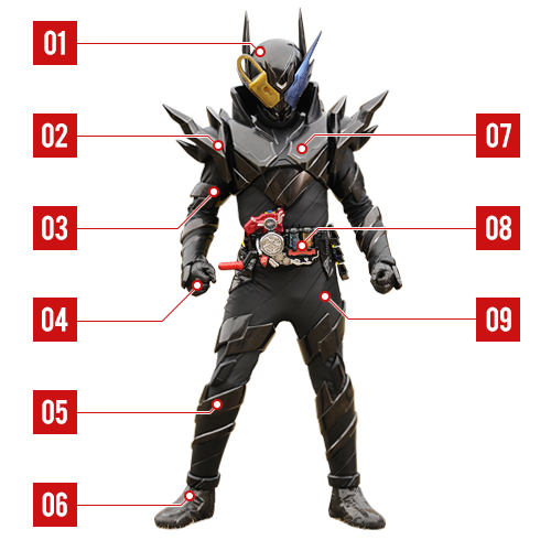 仮面ライダービルド キードラゴンハザードフォーム | 仮面ライダー図鑑