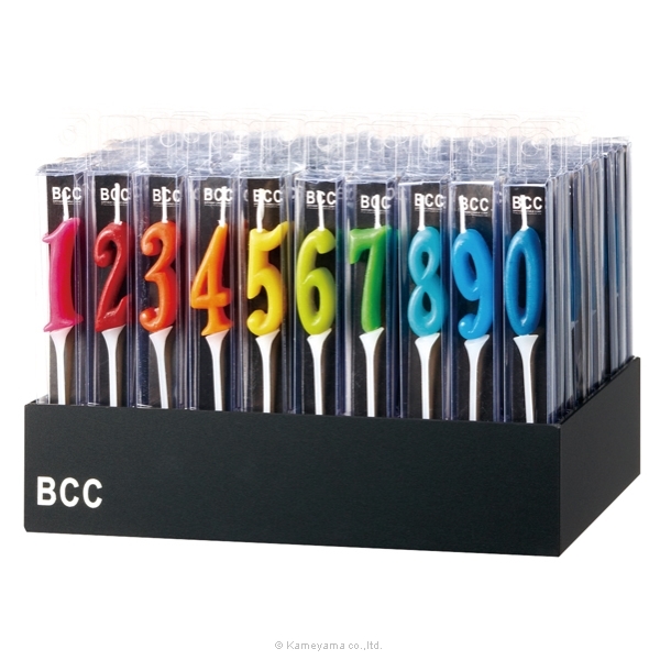 ナンバーキャンドルミニ ディスプレイセット｜カメヤマローソク直営