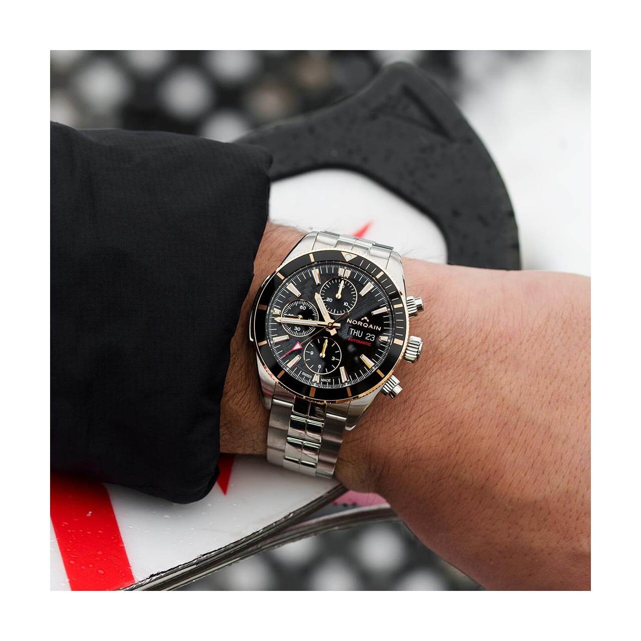 アドベンチャースポーツ クロノ デイ/デイト 41mmスティール＆ゴールド