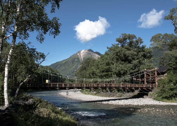 河童橋 – 上高地公式ウェブサイト