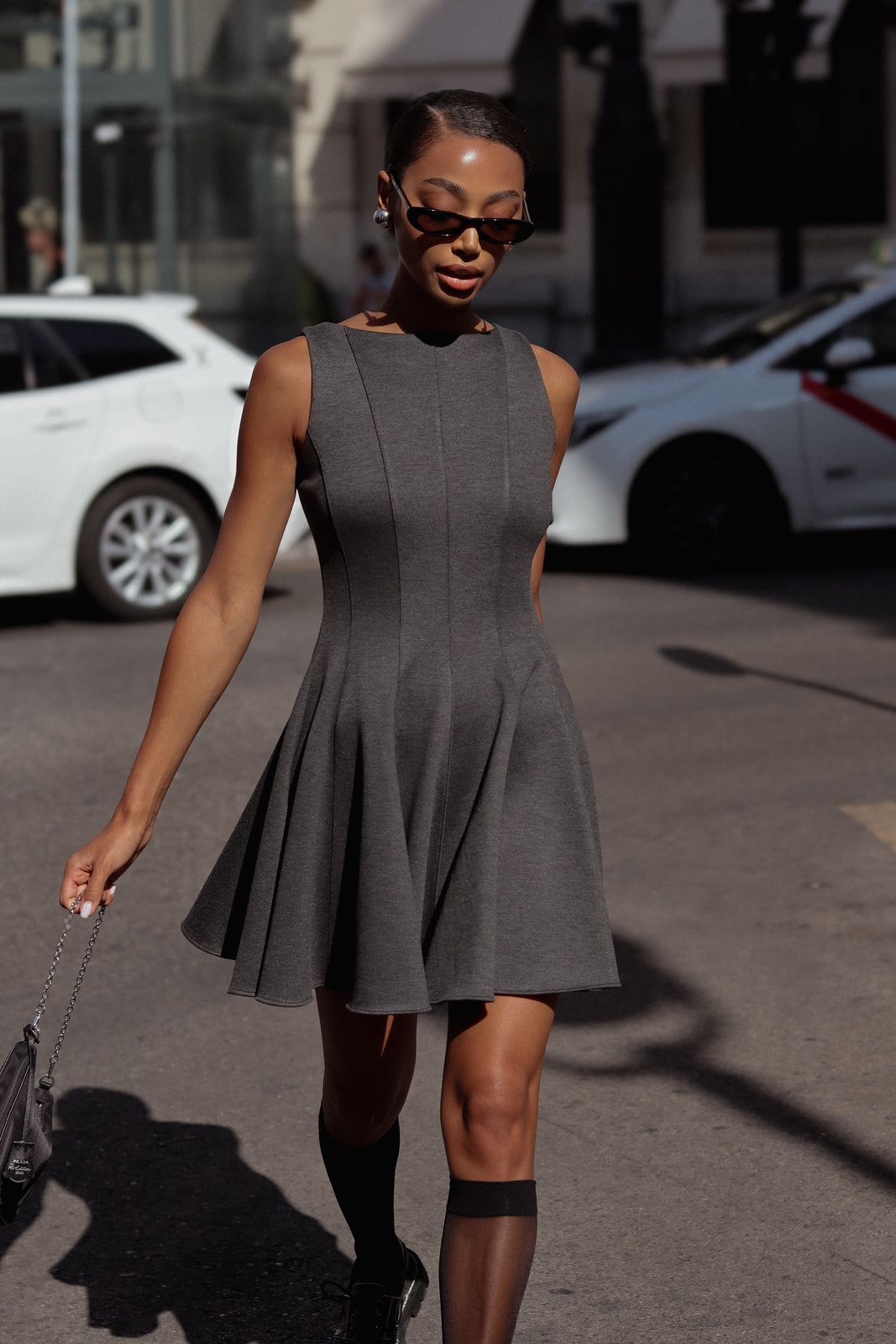 SHORT GRAY DRESS - KAOÂ