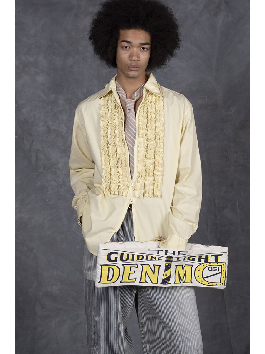 ブロード ZIPPERフリルシャツ | KAPITAL