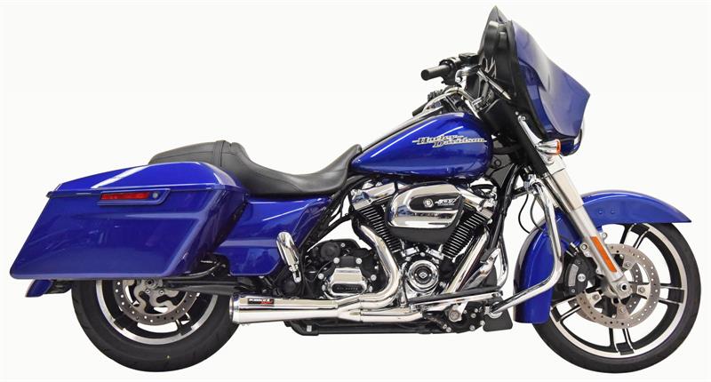 Road Rage 2-1 ショートシステム クローム BASSANI ツーリングモデル用