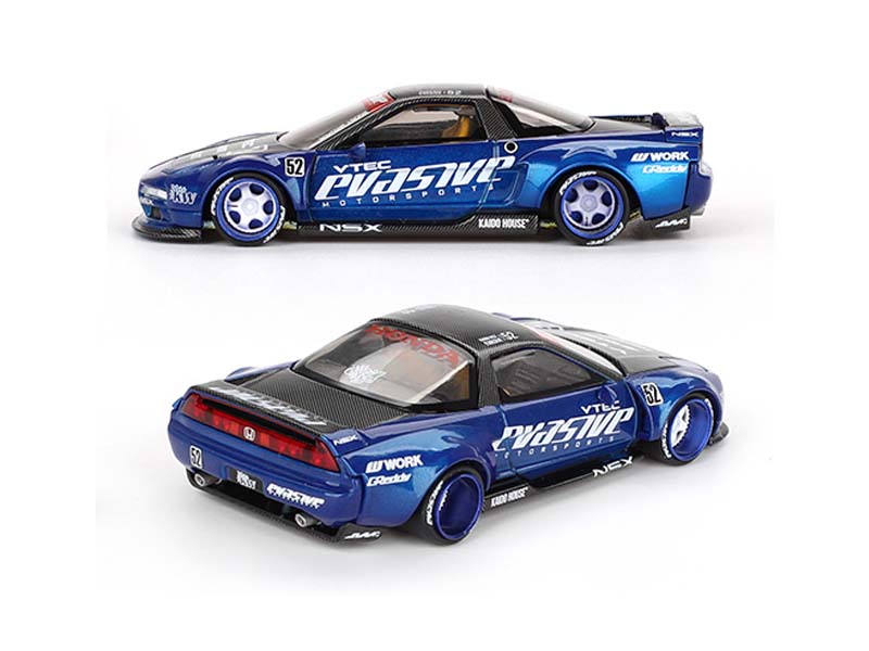 Honda NSX Evasive V2 – Blue (Kaido House x Mini GT) Diecast 1:64
