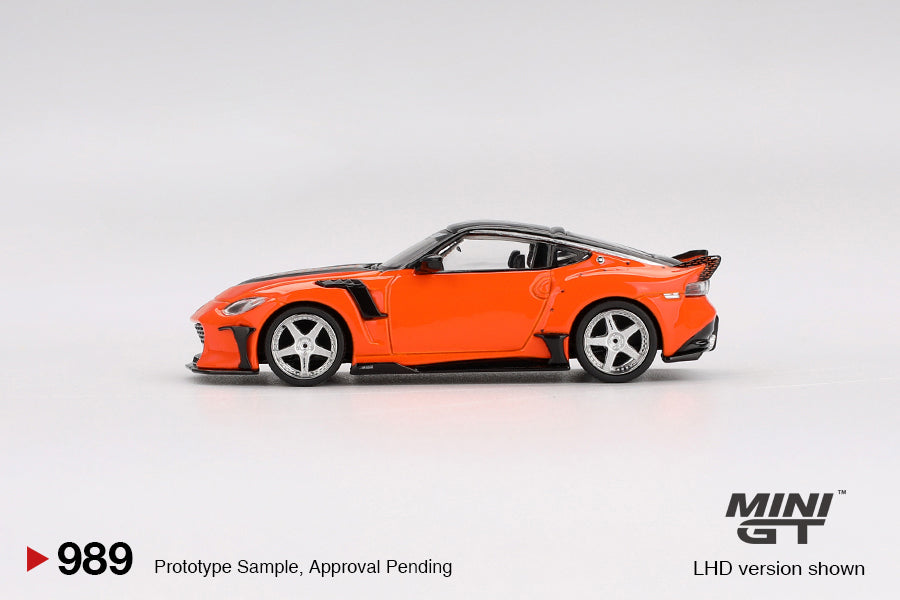 PRE-ORDER Nissan Z VeilSide FFZ400 – Orange (Mini GT) Diecast 1:64