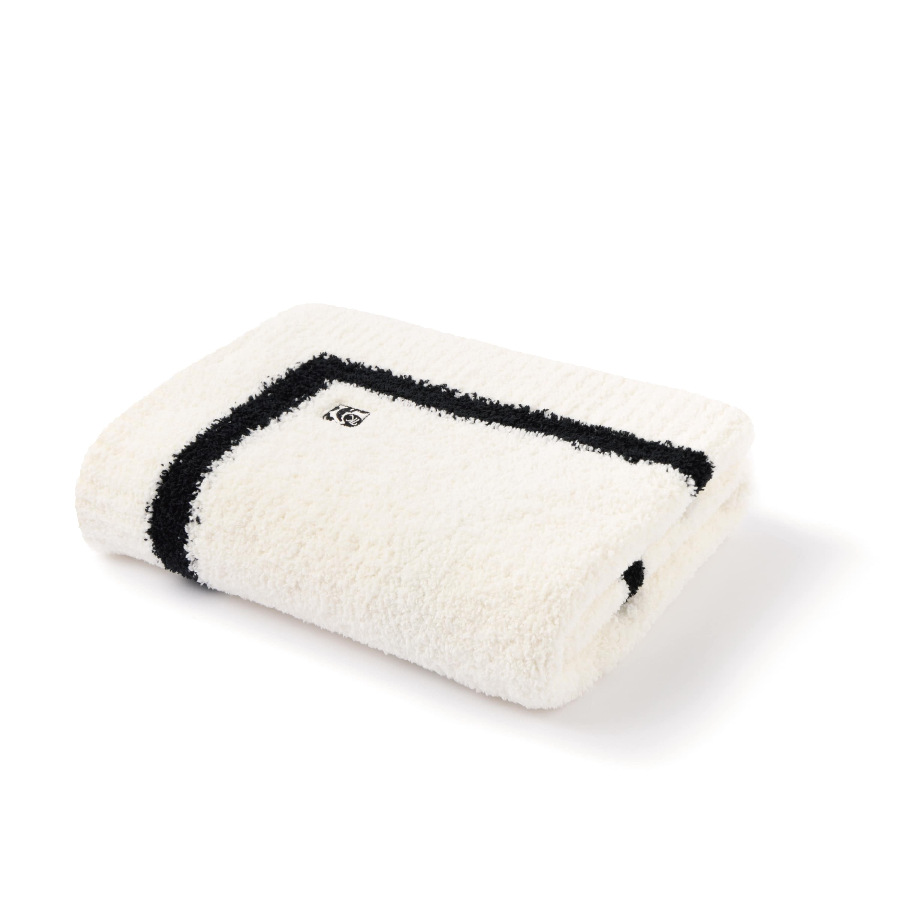 HALF BLANKET / FRAME(85×110cm creme/black): BLANKET | kashwere