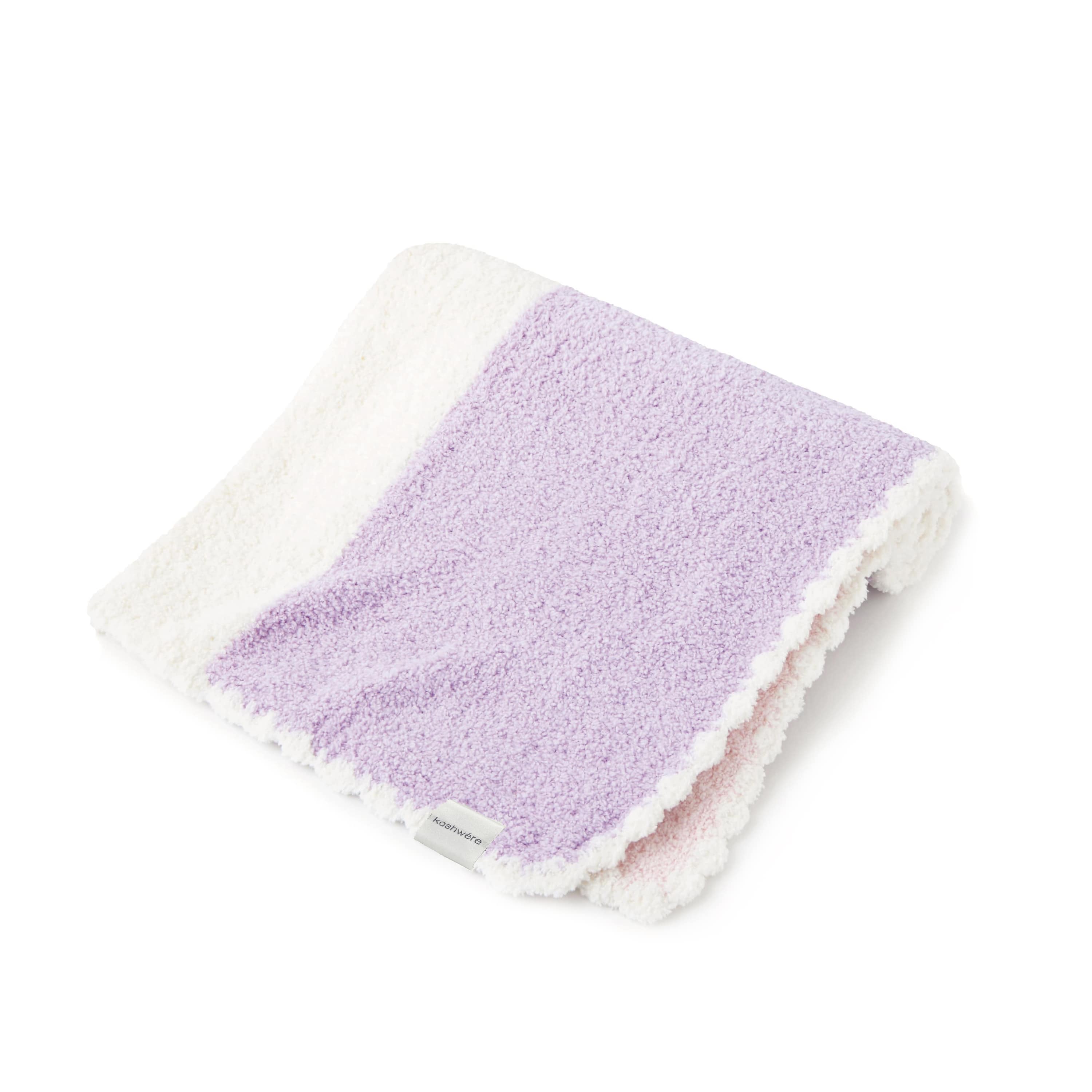 BABY BLANKET MULTI STRIPE(78×78cm pink/creme/iris): BABY&KIDS