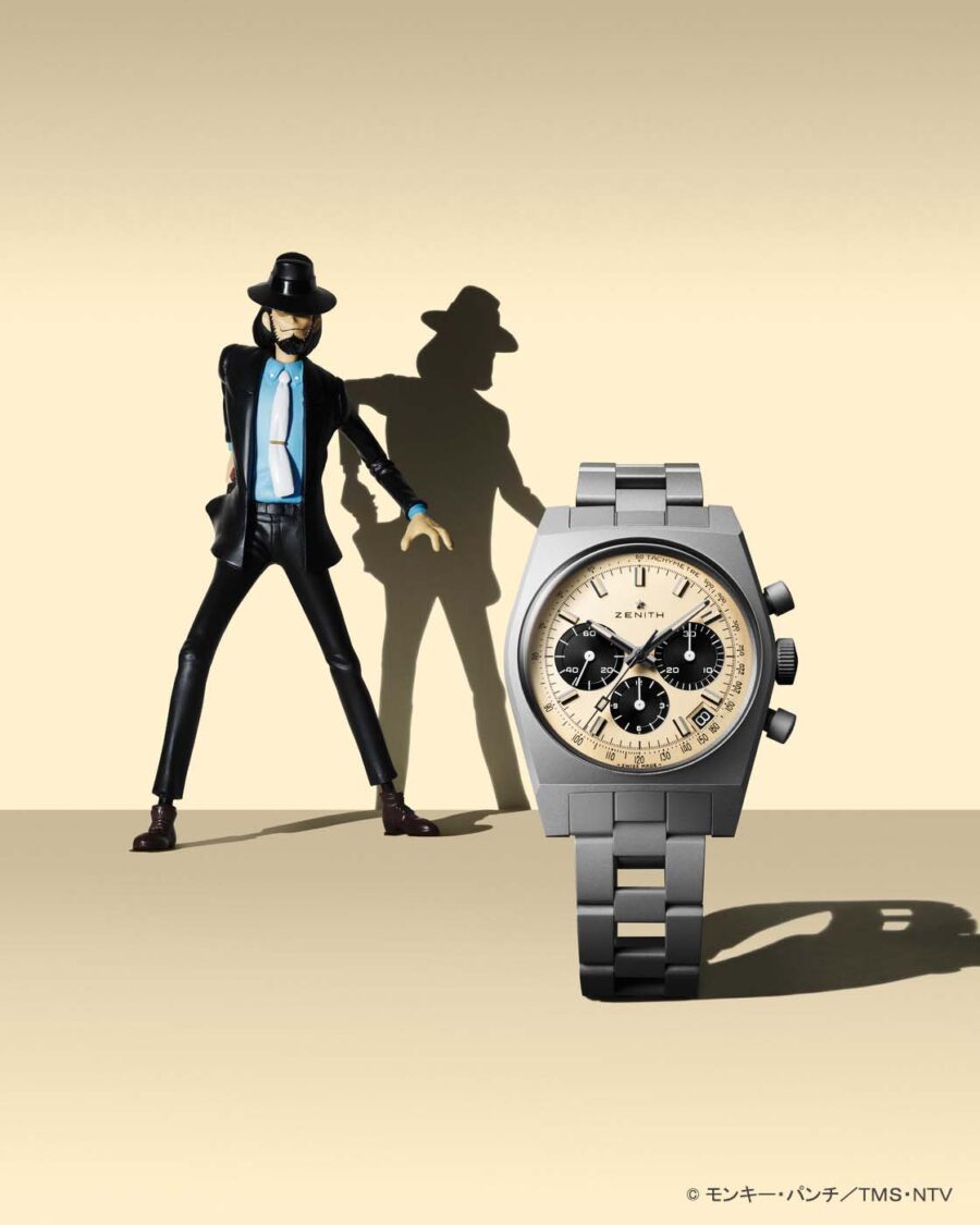 ついに新作登場！！】ルパン三世×ZENITH：次元大介が愛した時計「A384