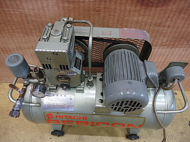 A027576 レシプロコンプレッサー 日立 0.4P-7T | 株式会社 小林機械