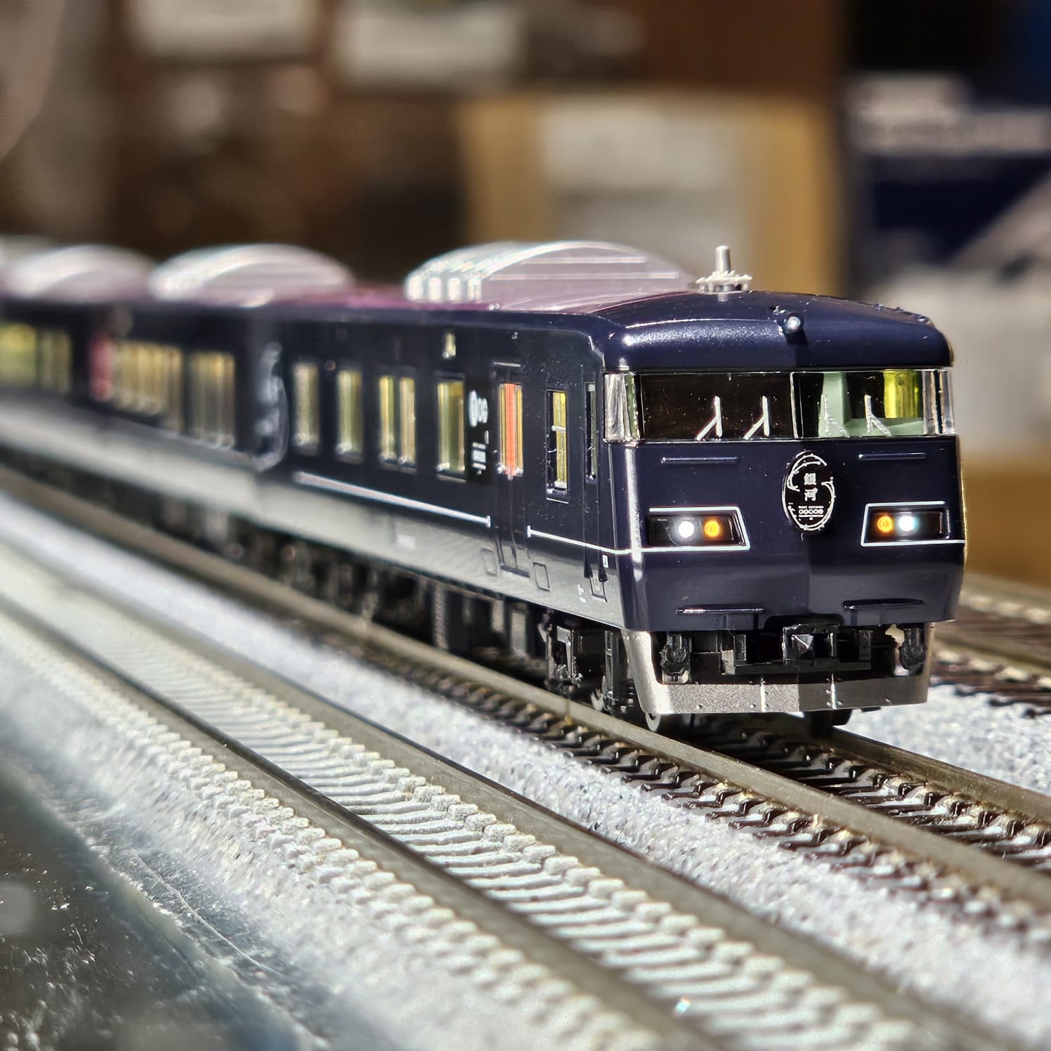 TOMIX 98714 JR 117-7000系電車(WEST EXPRESS 銀河)セット- Khaho