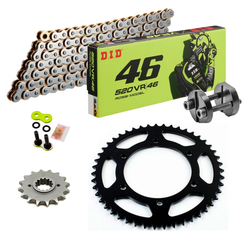 ▷ KAWASAKI EX Ninja 300 2013-2017 DID 520 VR|46 Chain & Sprockets