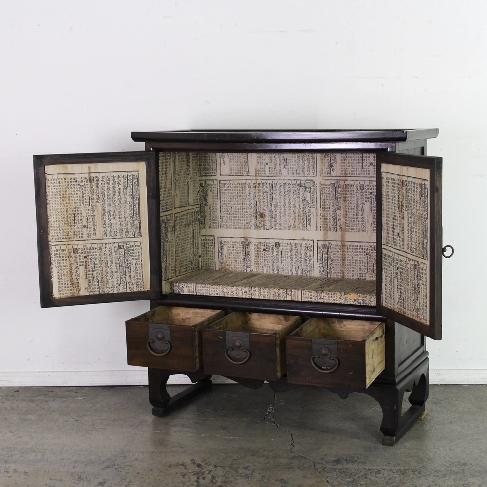 朝鮮 ヴィンテージ 李朝家具 桐 モリジャン 衣類箪笥 キャビネット